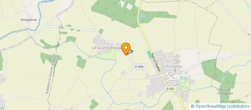 localisation de l'entreprise SCI OCTAVIE  COURPALAY