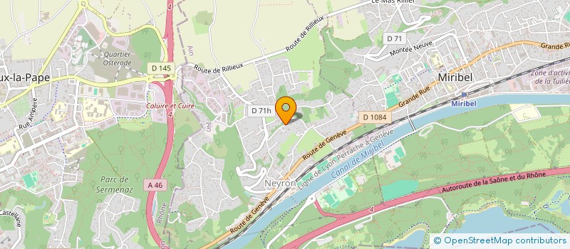 localisation de l'entreprise SCI OCTHE  NEYRON