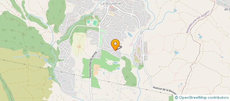 localisation de l'entreprise SCI OCTO à ROQUEBRUNE-SUR-ARGENS