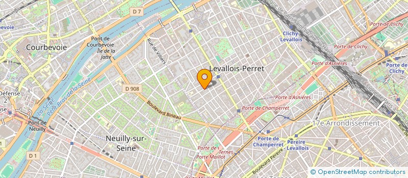 localisation de l'entreprise SCI OCTOBER SIX à LEVALLOIS PERRET