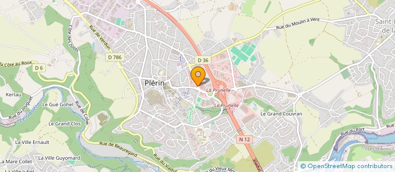 localisation de l'entreprise SCI OCTOGONE  PLERIN