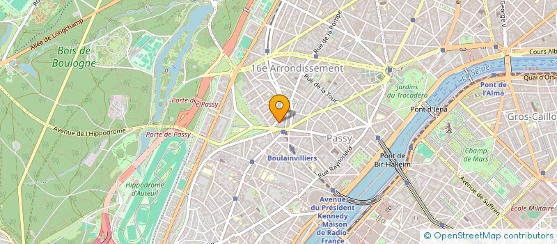 localisation de l'entreprise SCI OCTOPUS  PARIS