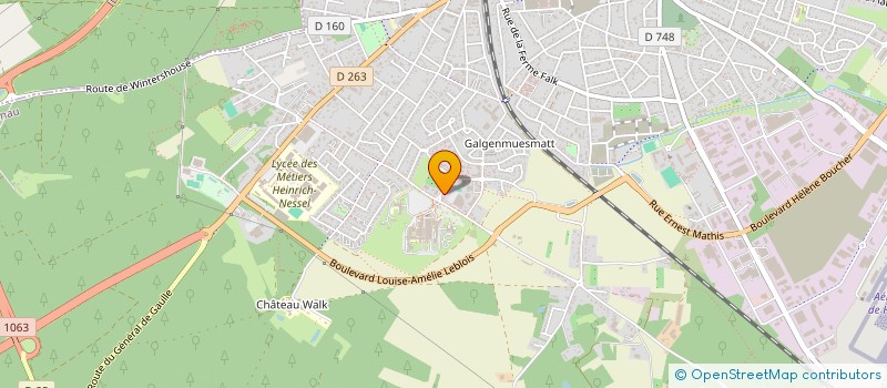 localisation de l'entreprise SCI OD2H  HAGUENAU