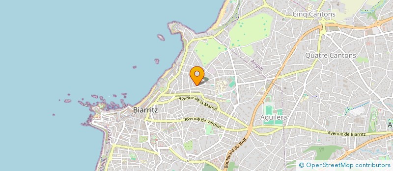 localisation de l'entreprise SCI ODAJU  ANGLET