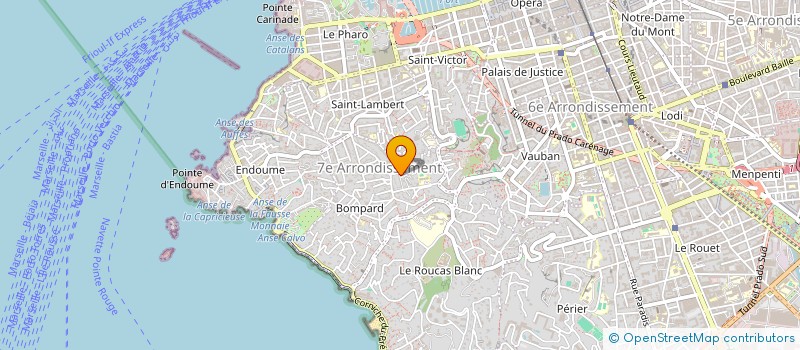 localisation de l'entreprise SCI ODALE à MARSEILLE
