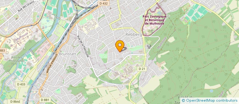 localisation de l'entreprise SCI ODALIS  MULHOUSE