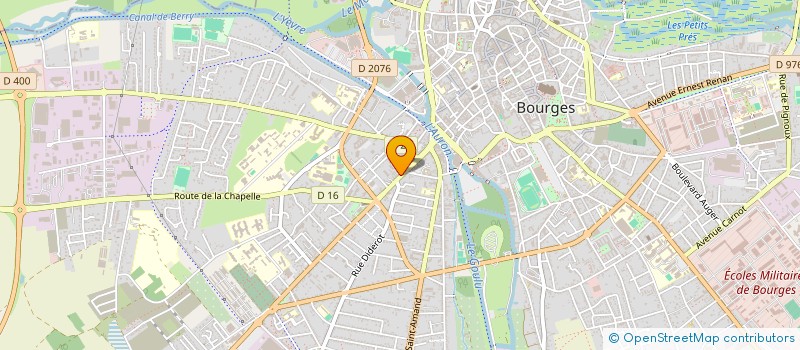 localisation de l'entreprise SCI ODANA  BOURGES