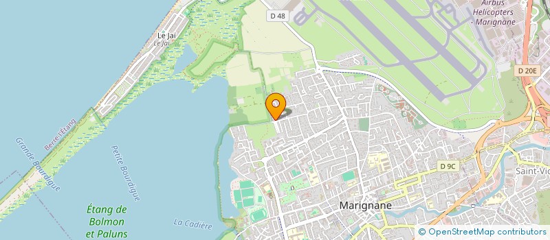 localisation de l'entreprise SCI ODASEN  MARIGNANE