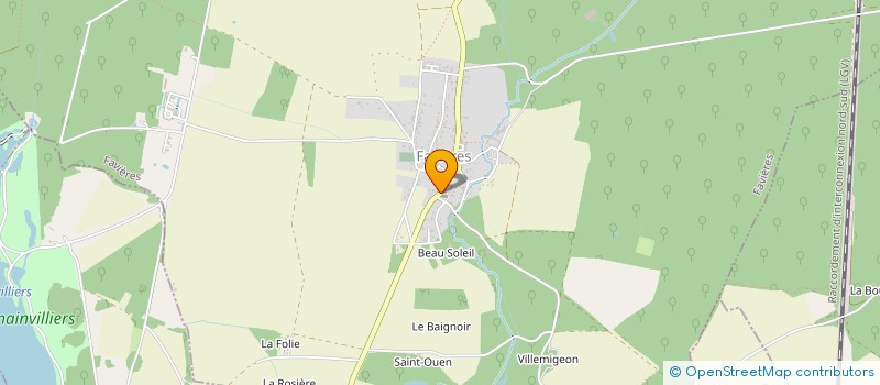 localisation de l'entreprise SCI ODC  FAVIERES