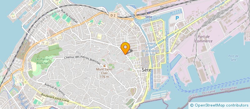 localisation de l'entreprise SCI ODDI  SETE