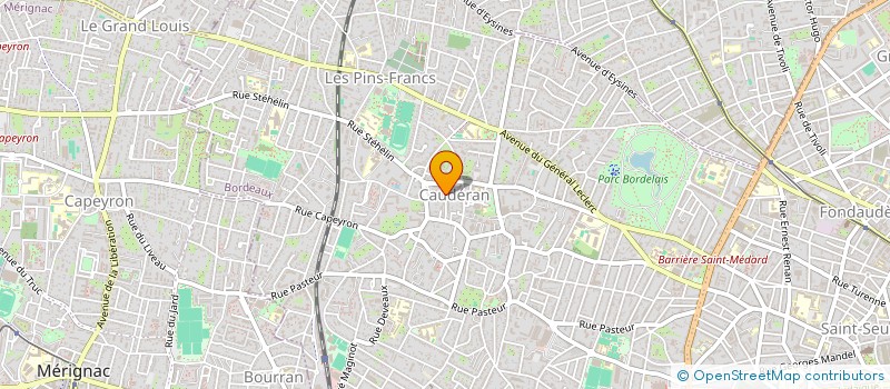 localisation de l'entreprise SCI ODDITY  BORDEAUX