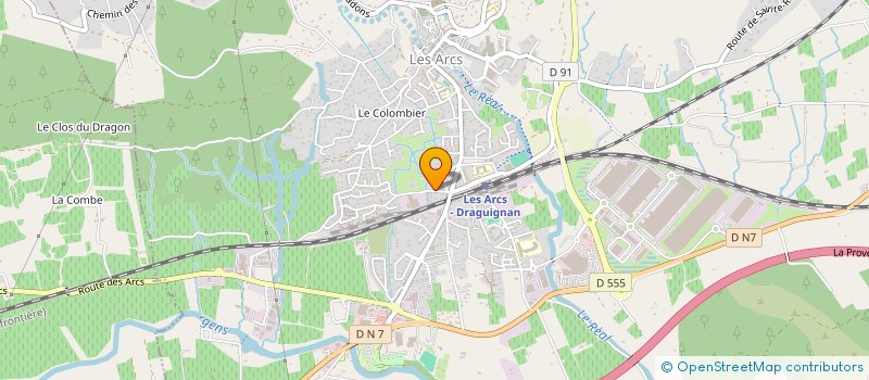 localisation de l'entreprise SCI ODDOLY à LES ARCS