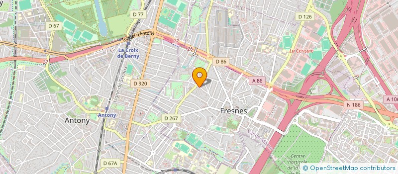 localisation de l'entreprise SCI ODDOUX  FRESNES