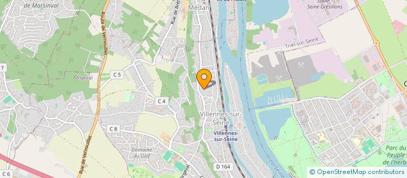 localisation de l'entreprise SCI ODE  VILLENNES-SUR-SEINE
