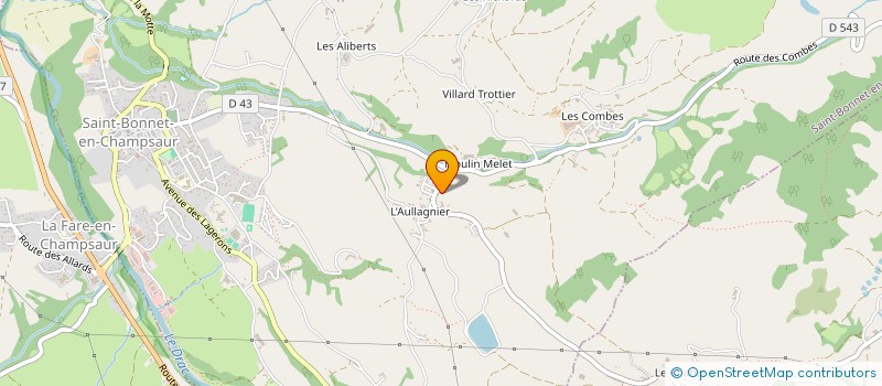 localisation de l'entreprise SCI ODE TURCO  SAINT-JULIEN-EN-CHAMPSAUR