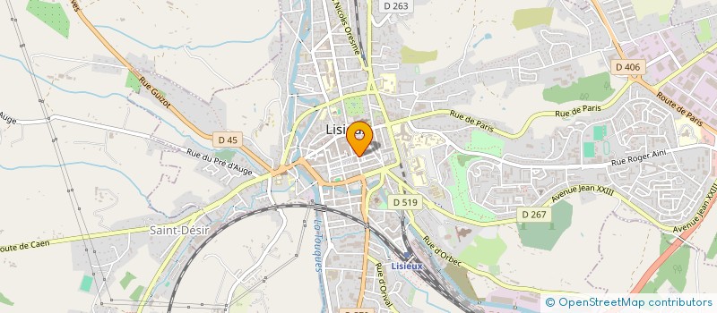 localisation de l'entreprise SCI ODEKERKEN à LISIEUX
