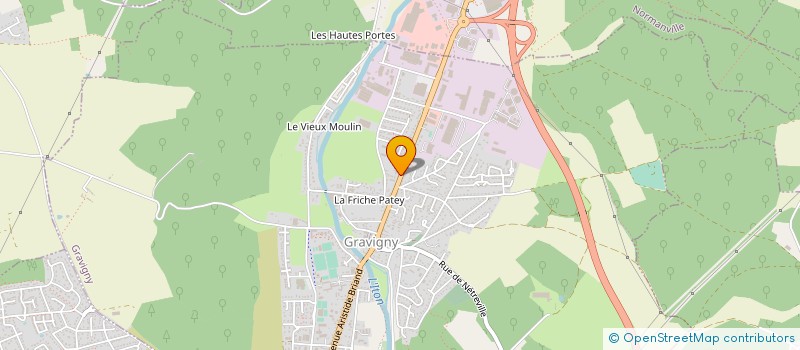 localisation de l'entreprise SCI ODELIA à GRAVIGNY