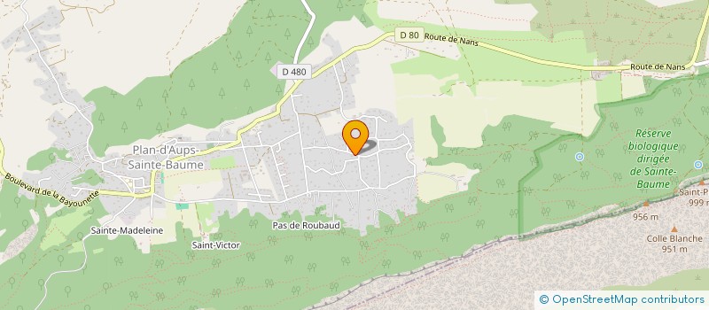 localisation de l'entreprise SCI ODELOU à PLAN D'AUPS SAINTE BAUME