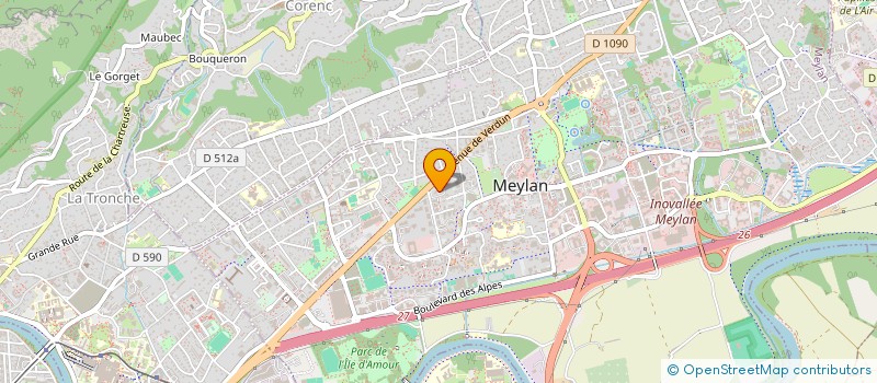 localisation de l'entreprise SCI ODEN à MEYLAN
