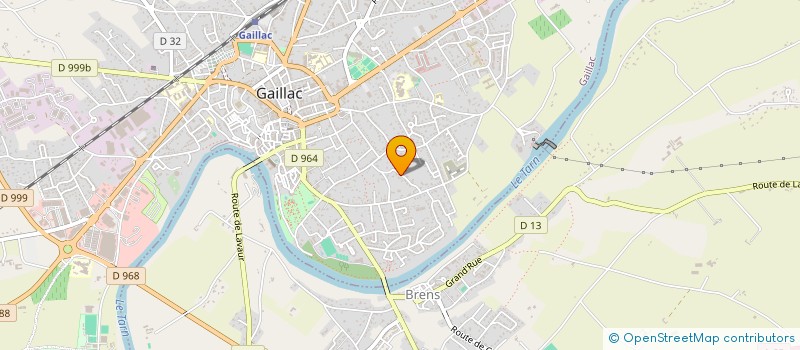 localisation de l'entreprise SCI ODENT ET FOURCADE à GAILLAC