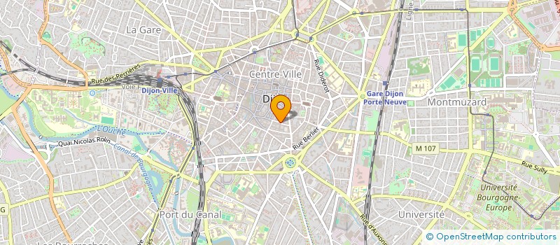 localisation de l'entreprise SCI ODEON à DIJON