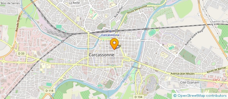 localisation de l'entreprise SCI ODEON à CARCASSONNE