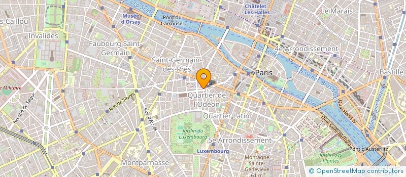 localisation de l'entreprise SCI ODEON QUATRE VENTS  PARIS