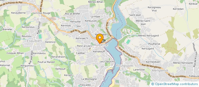 localisation de l'entreprise SCI ODERNIA  AUDIERNE