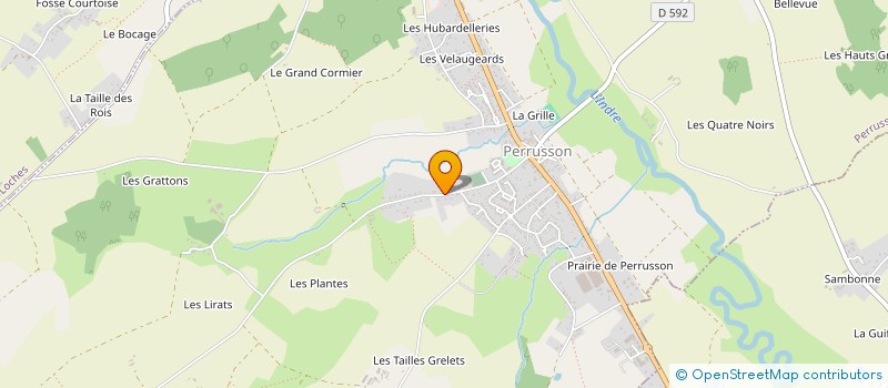 localisation de l'entreprise SCI ODESSA à PERRUSSON