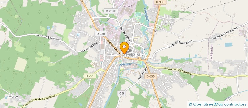 localisation de l'entreprise SCI ODET  CASTELJALOUX