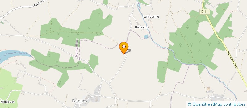 localisation de l'entreprise SCI ODET  FARGUES