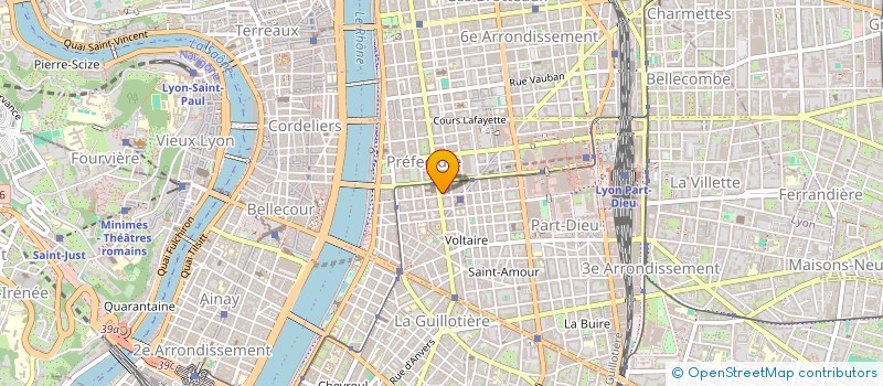 localisation de l'entreprise SCI ODETTE  LYON