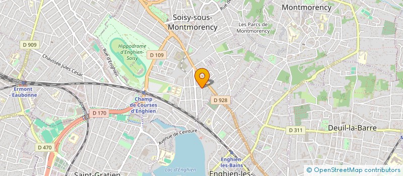 localisation de l'entreprise SCI ODHESTIA  SOISY-SOUS-MONTMORENCY