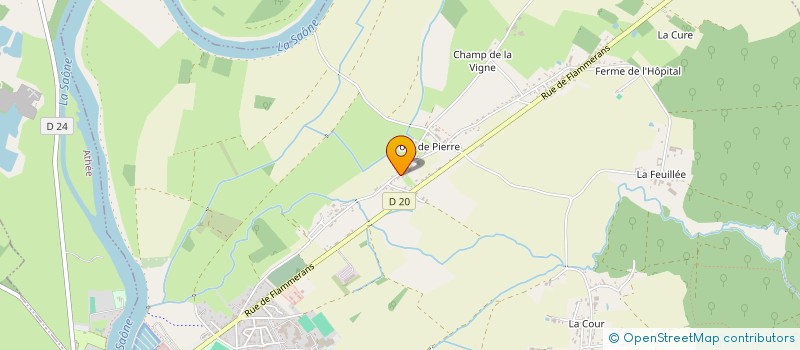 localisation de l'entreprise SCI ODIBULE  AUXONNE