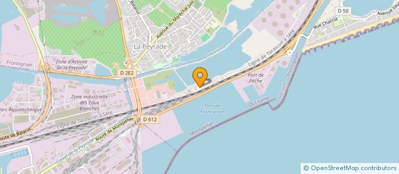 localisation de l'entreprise SCI ODIL à FRONTIGNAN