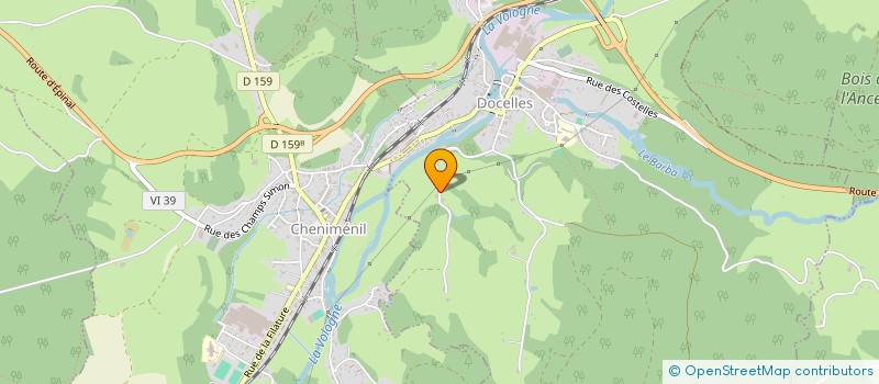 localisation de l'entreprise SCI ODIL  DOCELLES