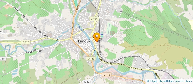 localisation de l'entreprise SCI ODILE à LIMOUX