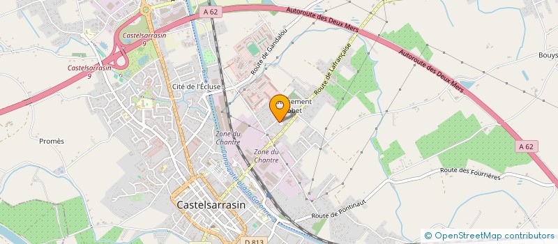 localisation de l'entreprise SCI ODILE  CASTELSARRASIN