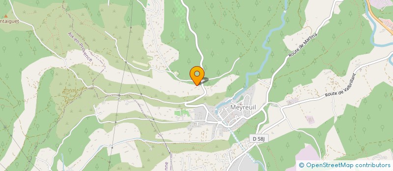 localisation de l'entreprise SCI ODILE  MEYREUIL
