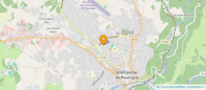 localisation de l'entreprise SCI ODIMA à VILLEFRANCHE-DE-ROUERGUE