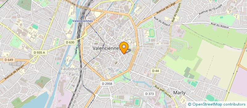 localisation de l'entreprise SCI ODIMAPI  VALENCIENNES
