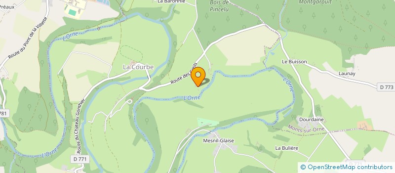 localisation de l'entreprise SCI ODIN à ECOUCHE-LES-VALLEES