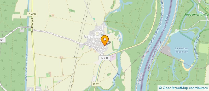 localisation de l'entreprise SCI ODIN  BALTZENHEIM