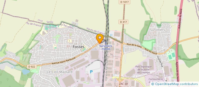 localisation de l'entreprise SCI ODINUIT  MARLY-LA-VILLE