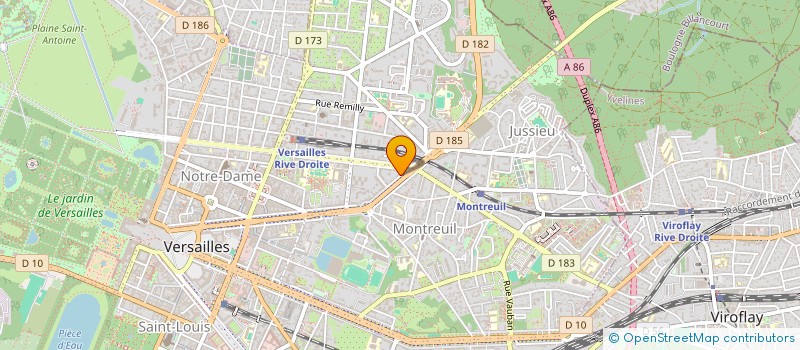 localisation de l'entreprise SCI ODINVEST  VERSAILLES