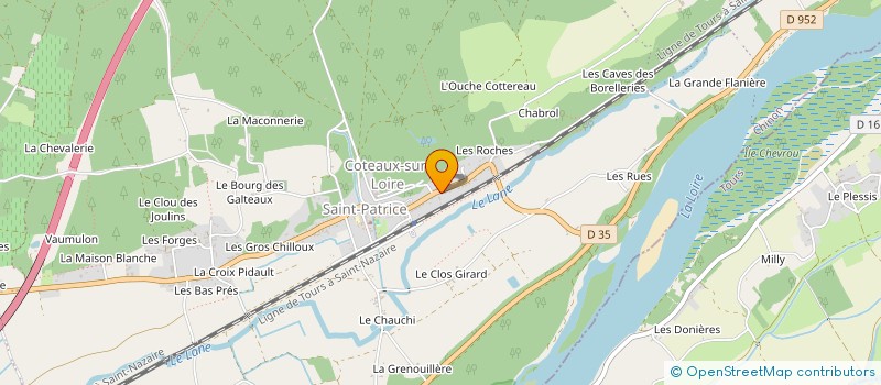localisation de l'entreprise SCI ODIOT YNLS  COTEAUX-SUR-LOIRE