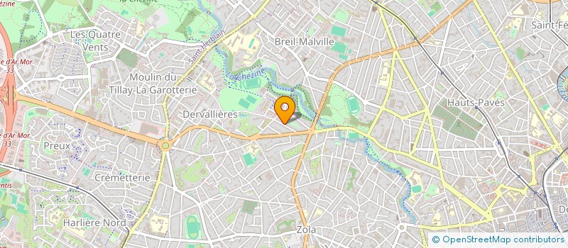 localisation de l'entreprise SCI ODISCACE à NANTES