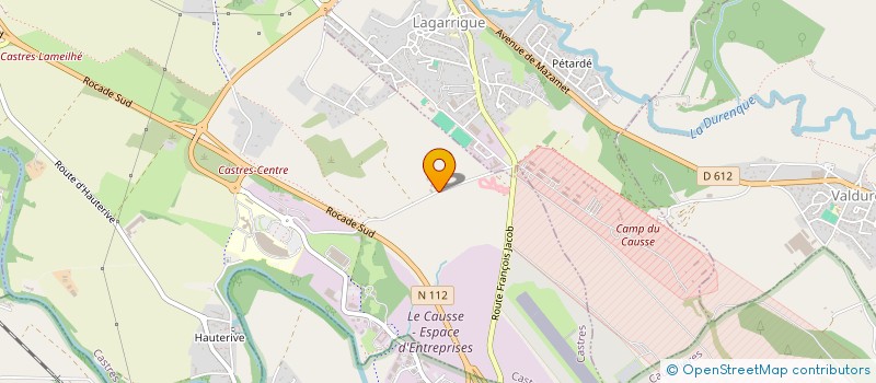 localisation de l'entreprise SCI ODIVAL  CASTRES