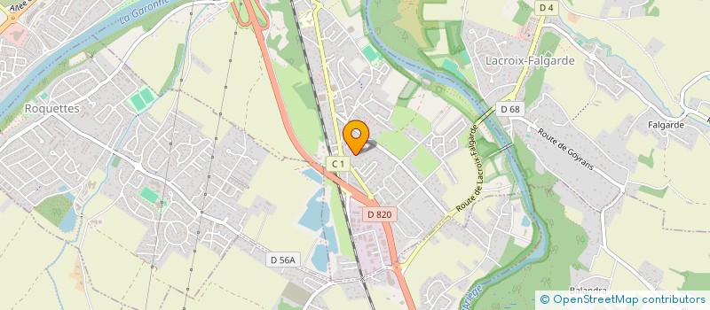 localisation de l'entreprise SCI ODLT  PINSAGUEL