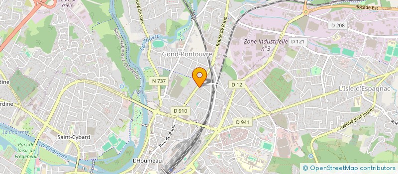 localisation de l'entreprise SCI ODM  GOND-PONTOUVRE